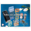 2013 foldable clear plastic packaging boxes